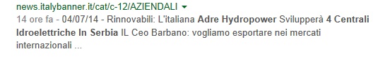 NEWS ITALY